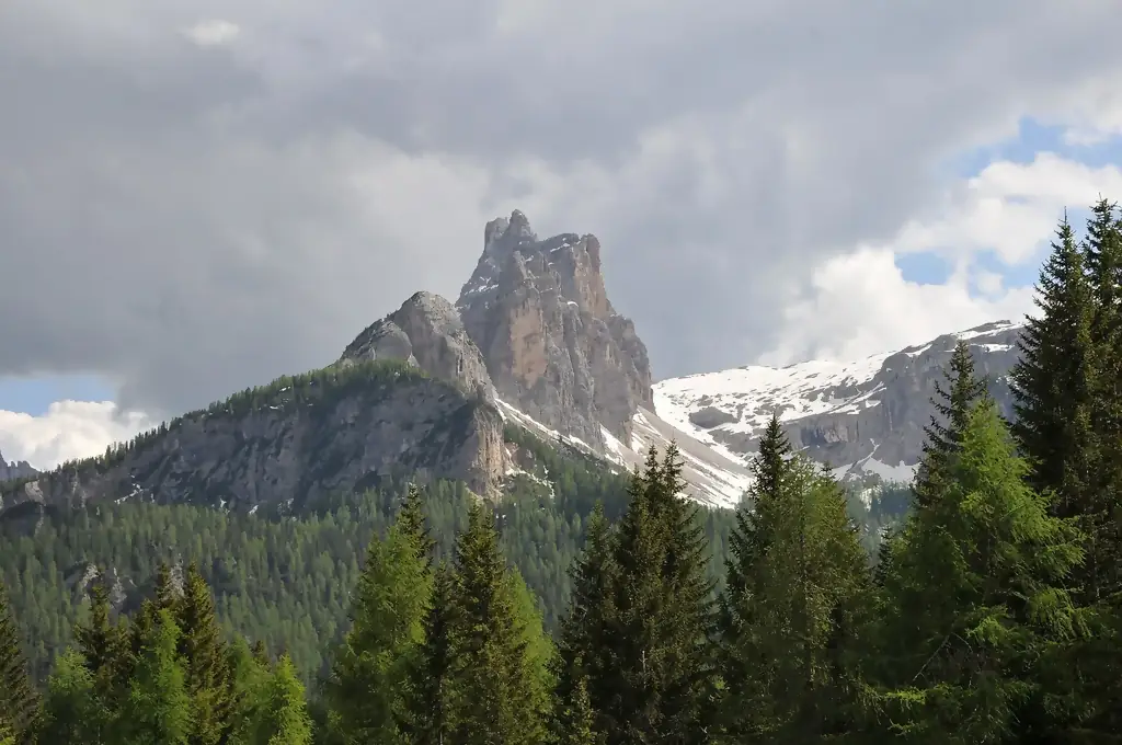 Panorama sulle Dolomiti visto da Selva di Val Gardena