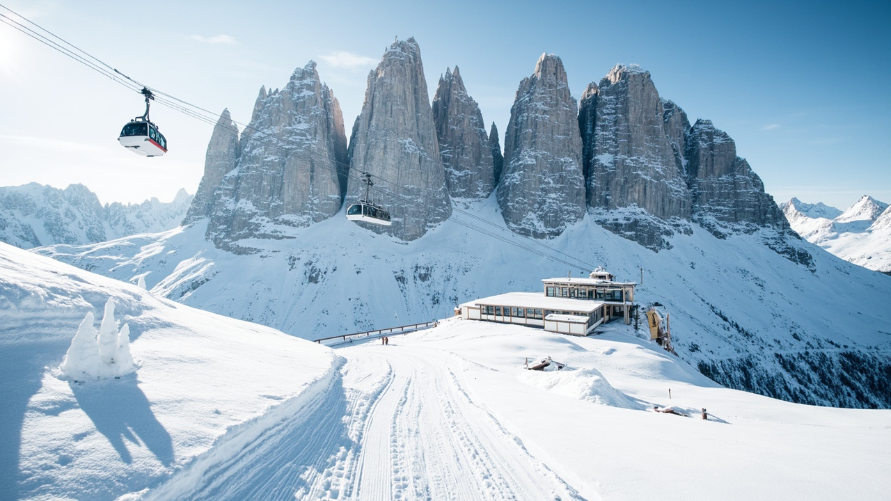 Funivia Madonna di Campiglio - Groste - Vista panoramica, Trentino-Alto Adige