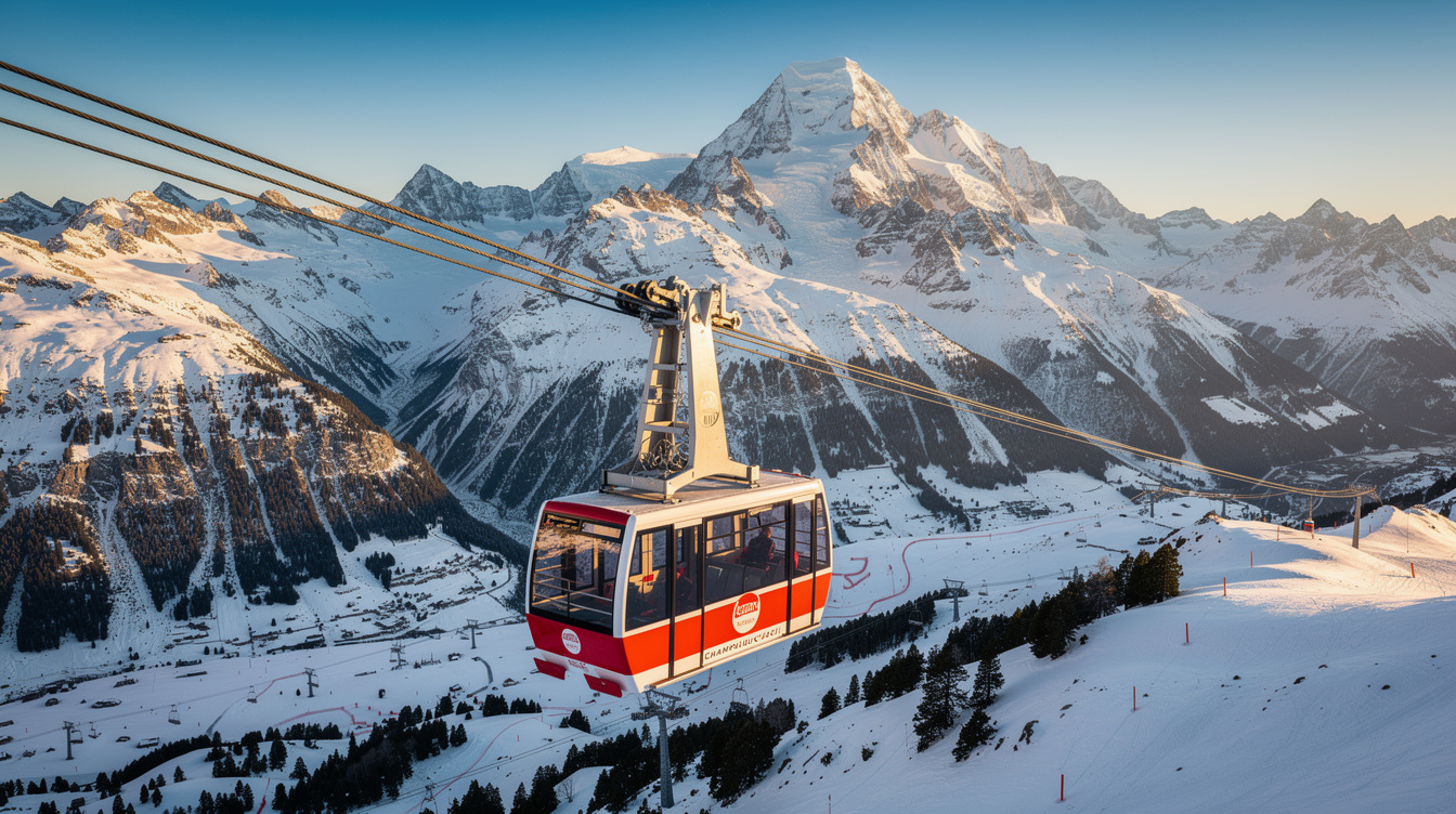 Funivia Champoluc - Cioci - Vista panoramica, Vallee d'Aosta