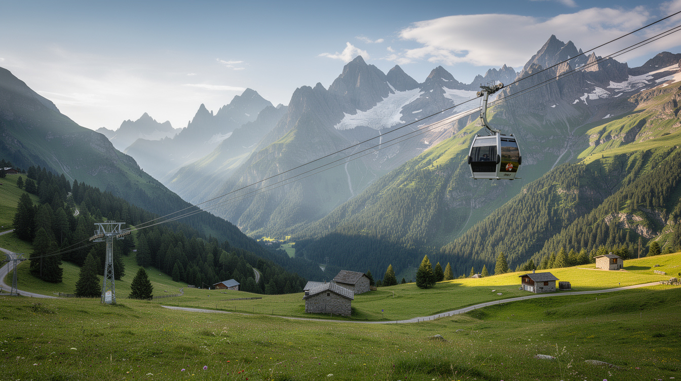 Funivia Champorcher - Vista panoramica, Vallee d'Aosta