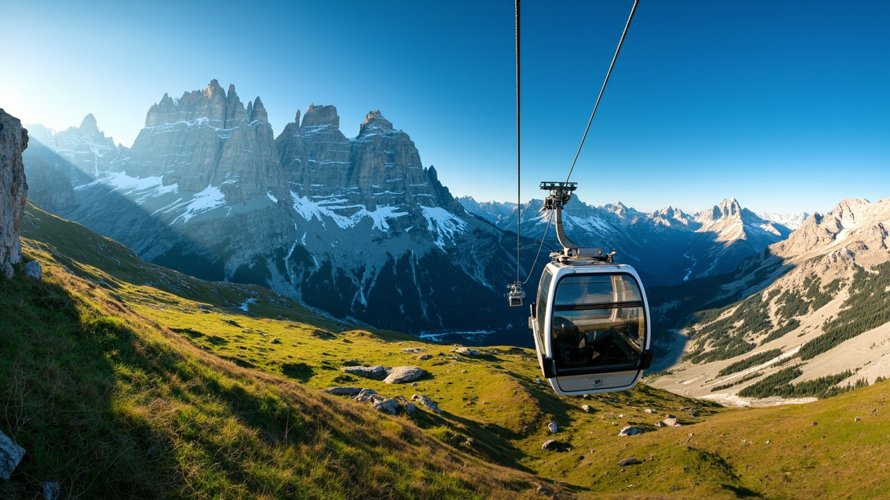 Funivia Passo Falcade - Vista panoramica, Veneto