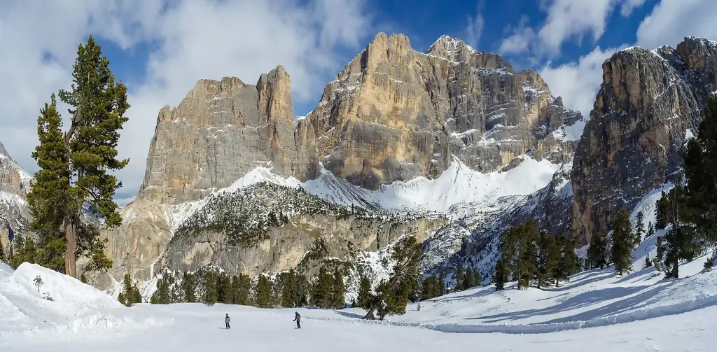 Le cime di Piza Scotoni e Piza Fanes de Medo, in Val Badia