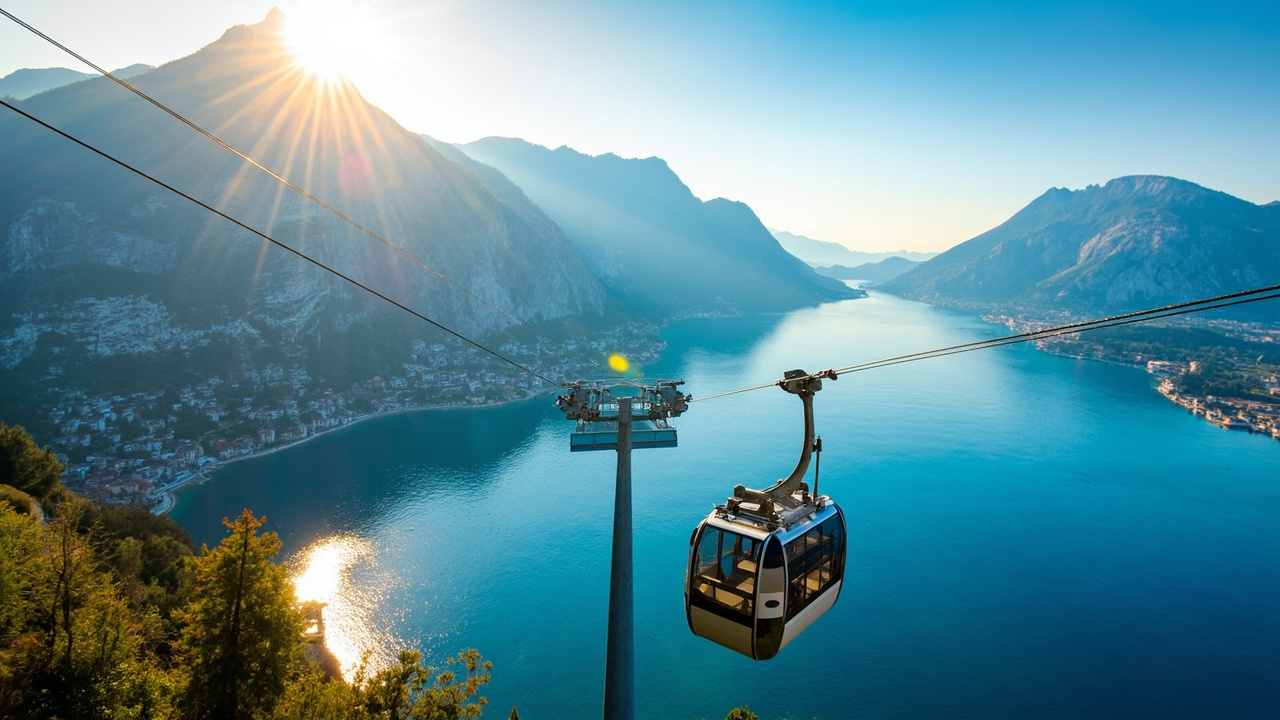Funivia Monte Baldo - Malcesine - Vista panoramica, Veneto