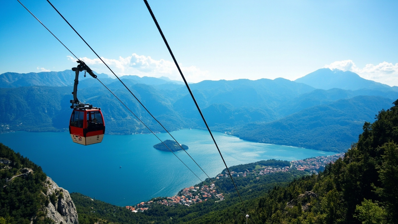 Funivia Stresa-Alpino-Mottarone - Vista panoramica, Piemonte