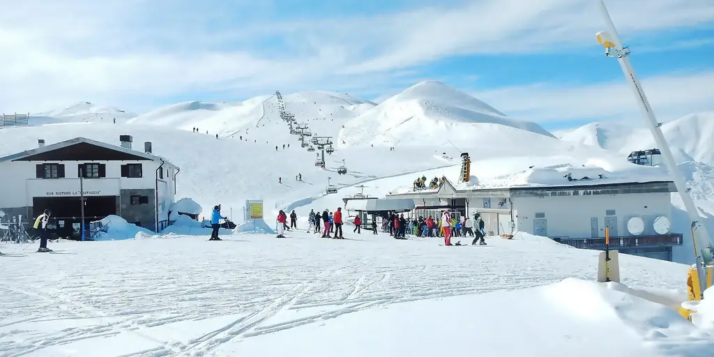L'impianto Costaccia nel comprensorio di Livigno